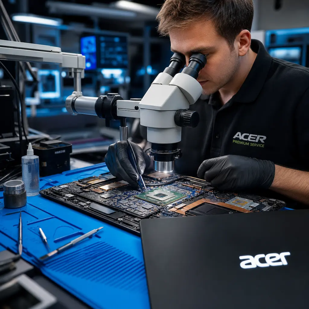 Замена видеокарты ноутбука Acer в Московском