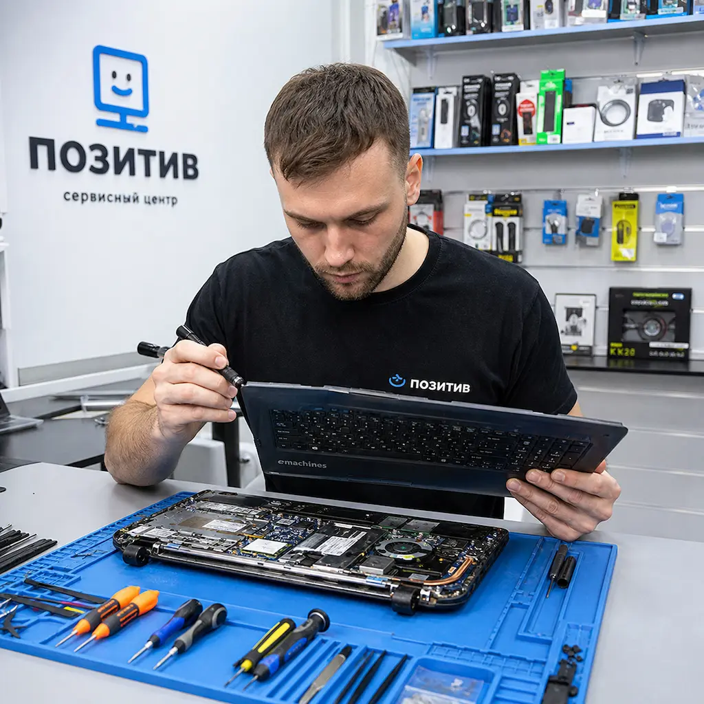 заменить клавиатуру на ноутбуке Emachines в Московском