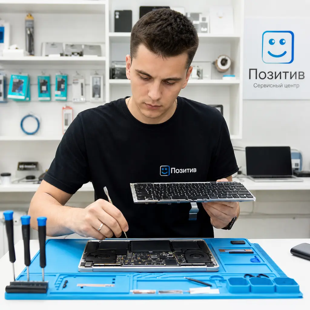 заменить клавиатуру на Apple Macbook в Московском