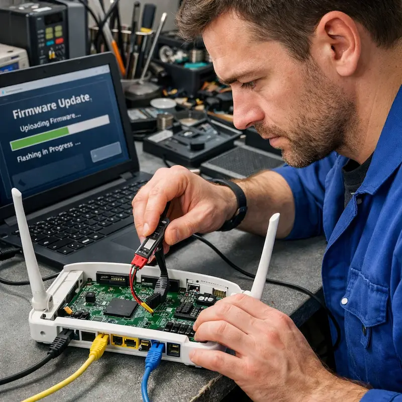 Обновление прошивки роутера в Московском