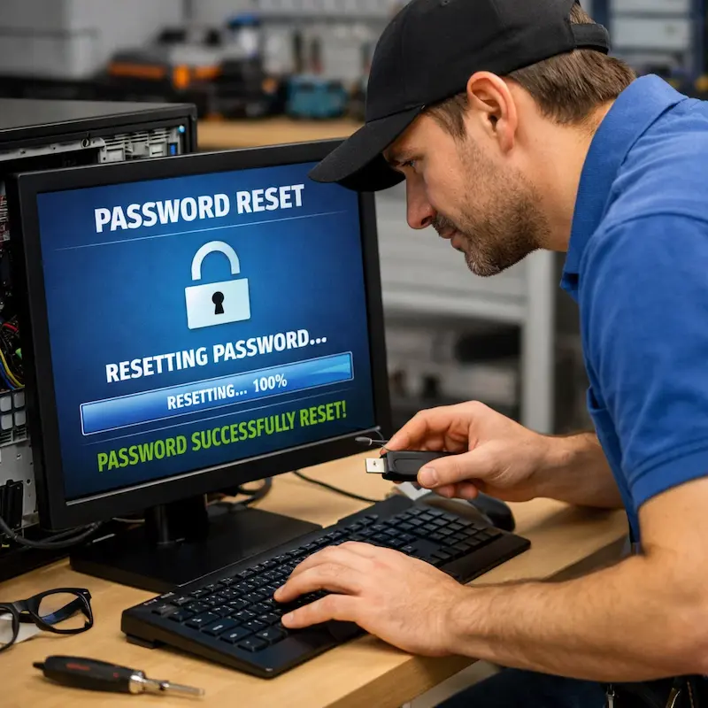 Сброс пароля от компьютера в Московском