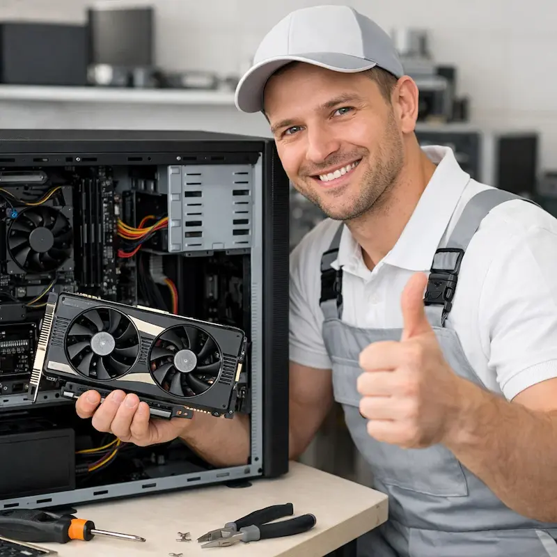 Замена видеокарты ПК в Московском